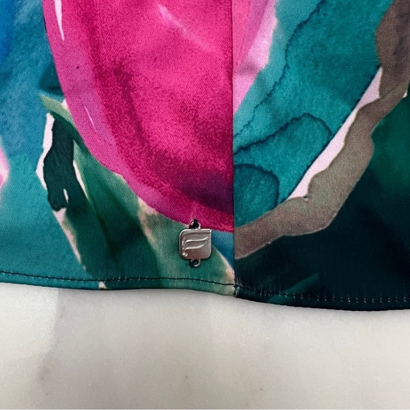 Fabletics Pink and Green Floral Athletic Shorts size 1XL - Picture 9 of 14